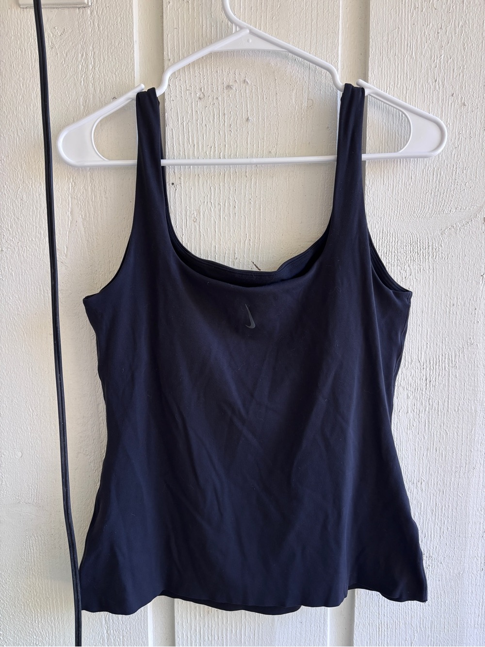 Nike BlackYoga Dri-Fit Scoop-Neck Tank Top
